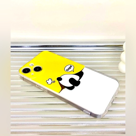 NWT iPhone13ProMax Humorous Panda Booty Rubber Phone Case - Picture 4 of 4